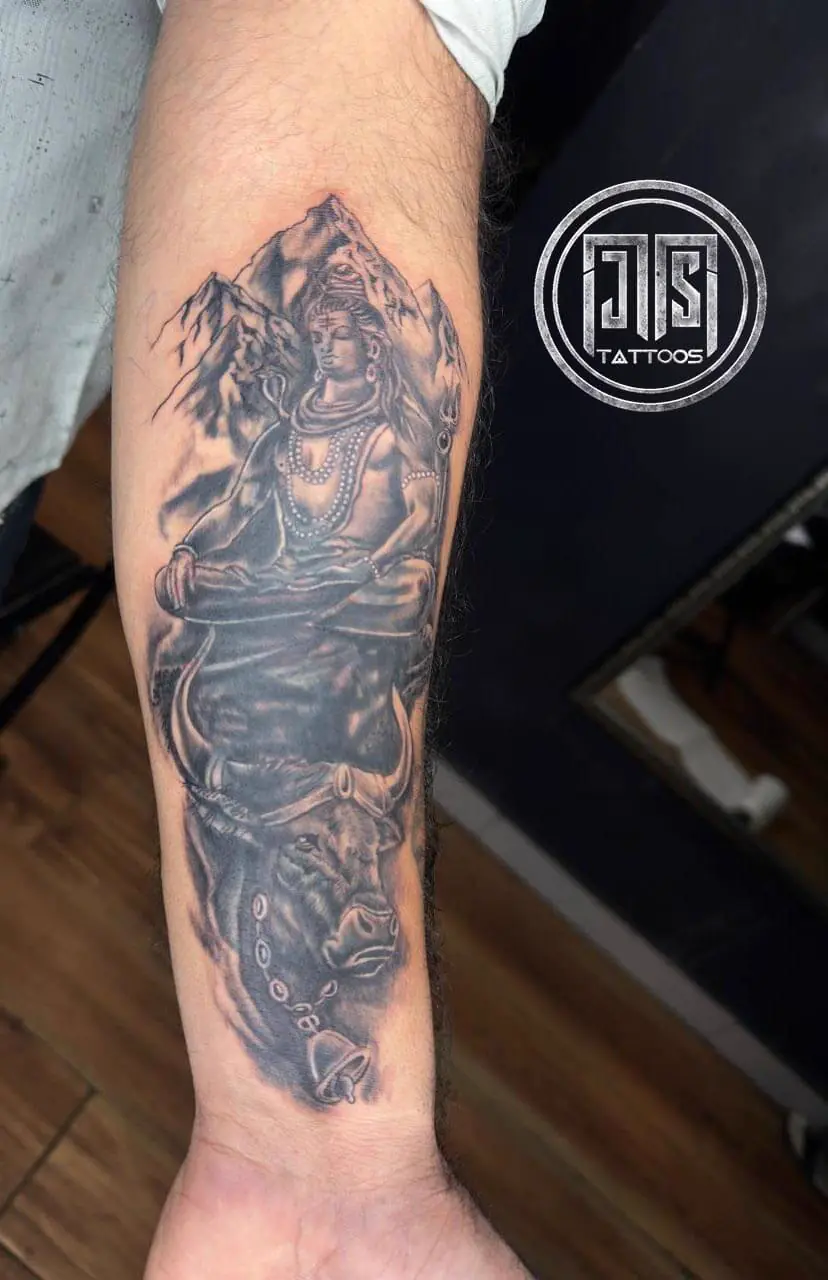 Shiva cover up tattoo transformation West Delhi best studio